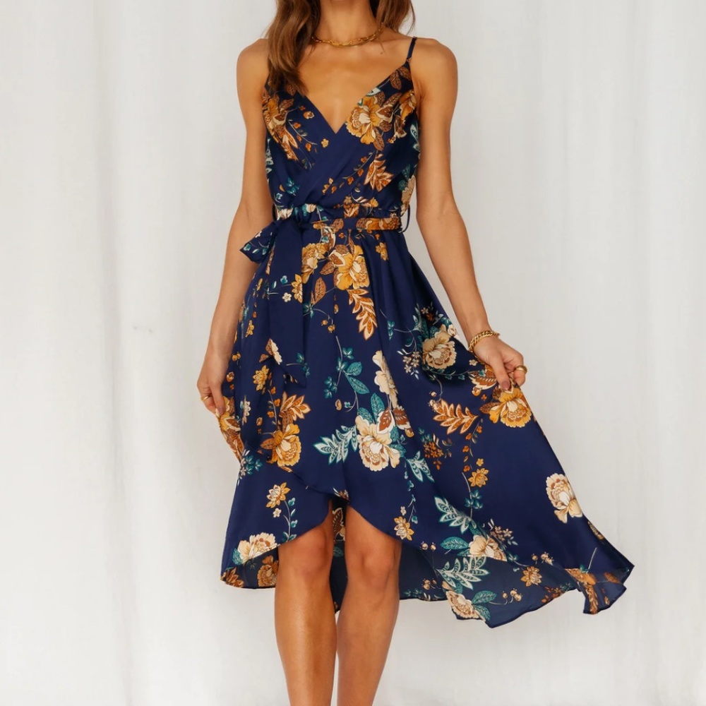 Hello Molly Falling in Style Midi Dress